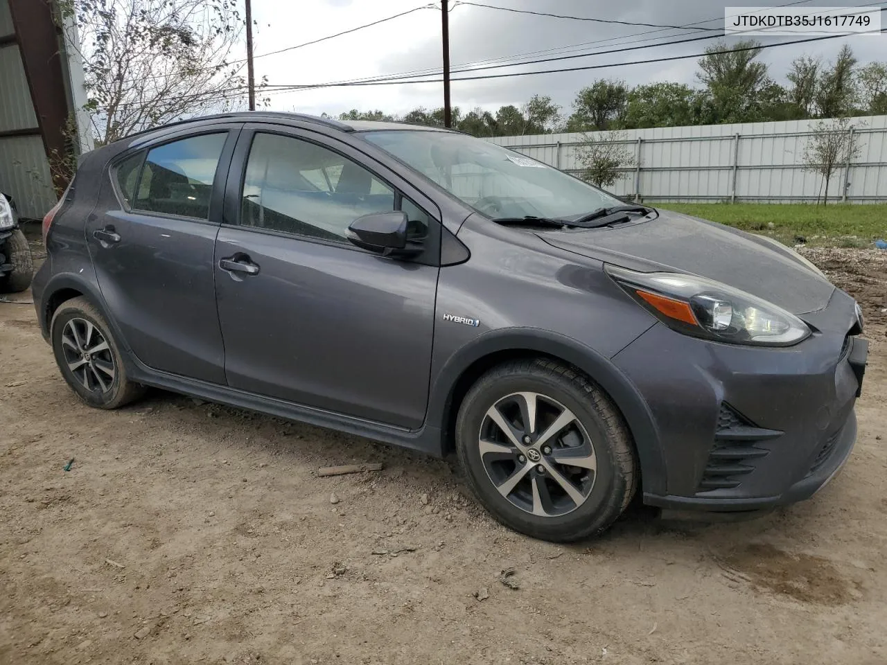 2018 Toyota Prius C VIN: JTDKDTB35J1617749 Lot: 79512614