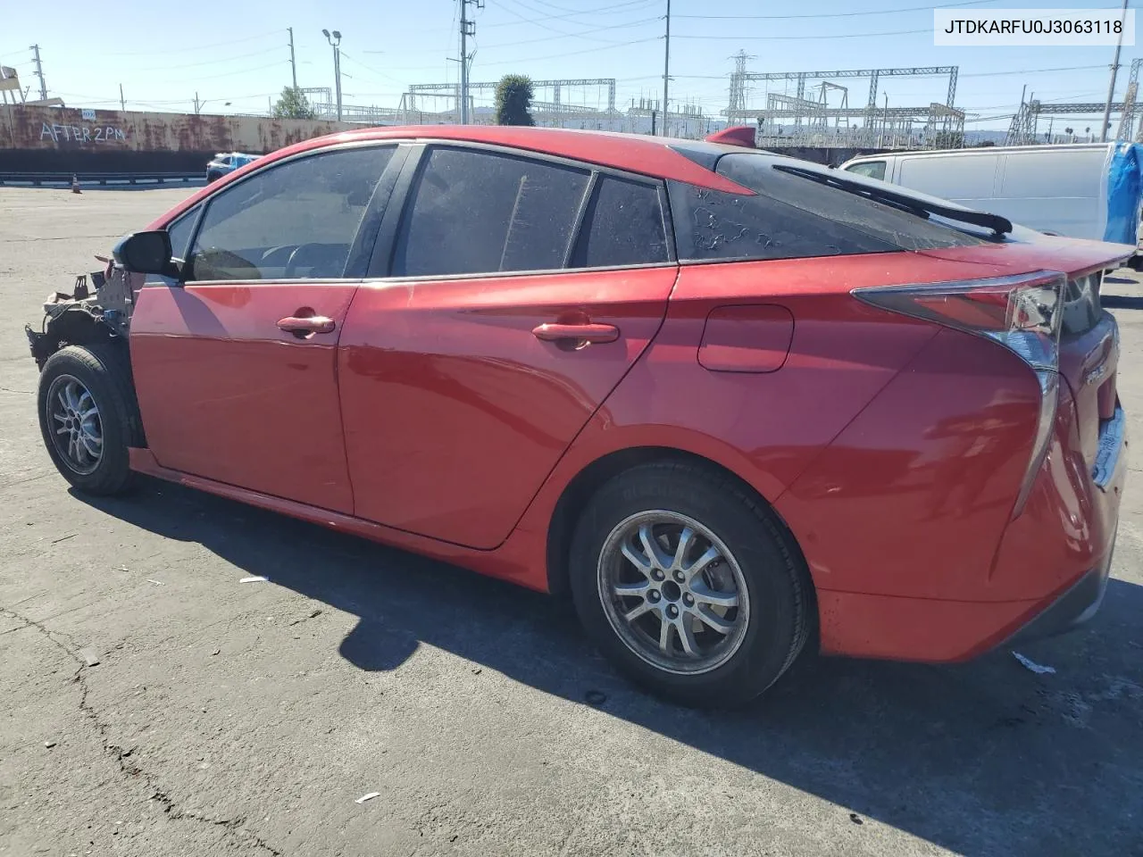 2018 Toyota Prius VIN: JTDKARFU0J3063118 Lot: 79762344