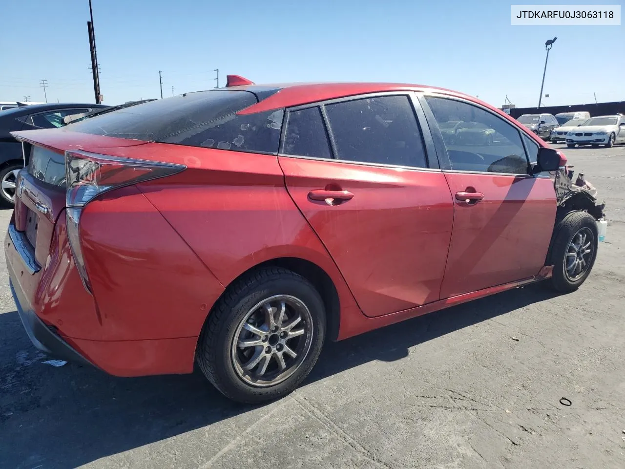 2018 Toyota Prius VIN: JTDKARFU0J3063118 Lot: 79762344