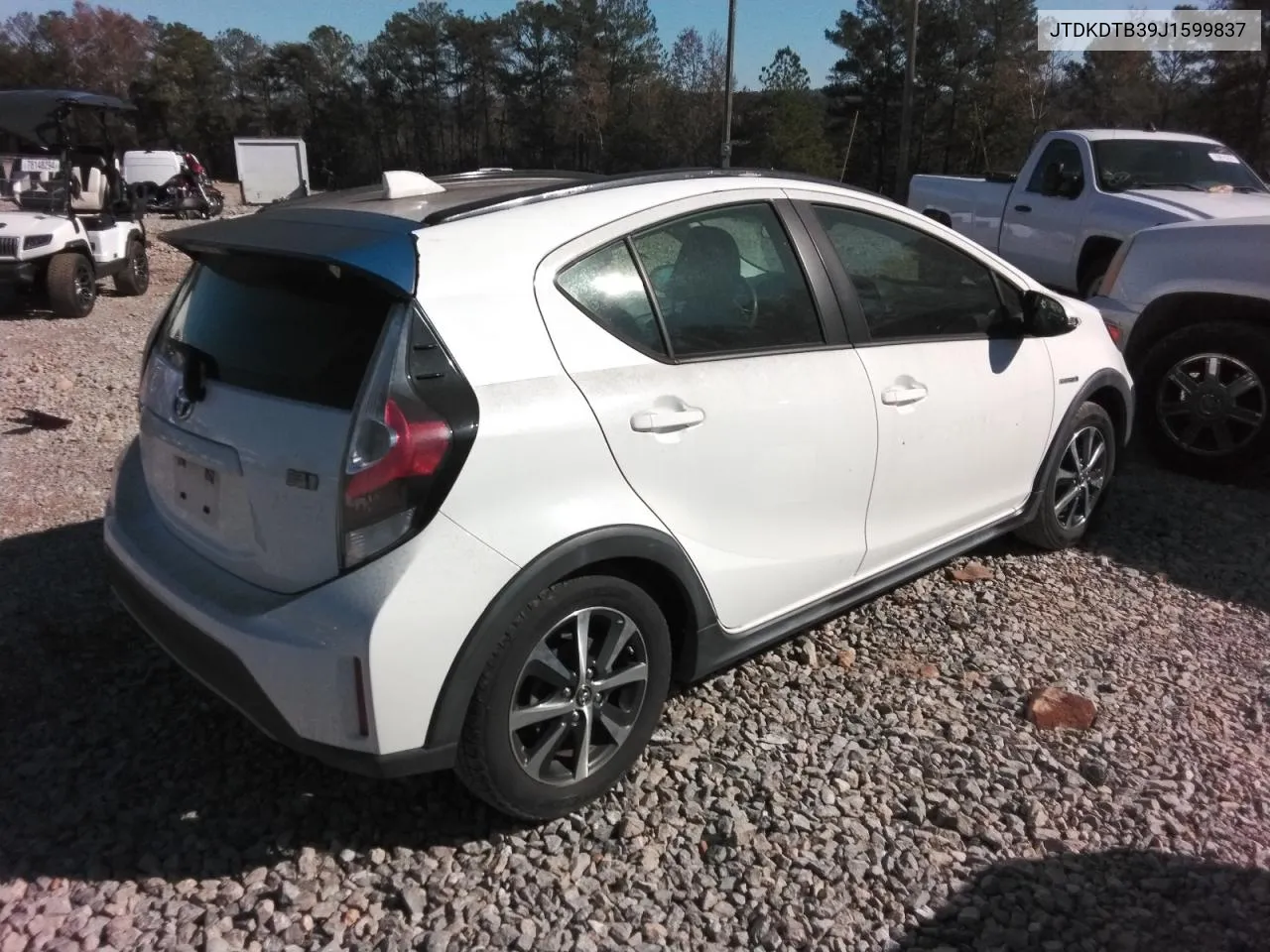 2018 Toyota Prius C VIN: JTDKDTB39J1599837 Lot: 79873634