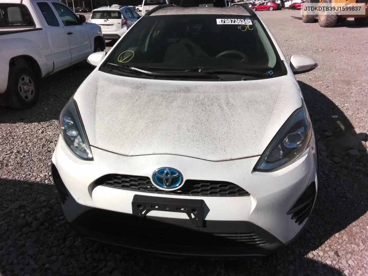 2018 Toyota Prius C VIN: JTDKDTB39J1599837 Lot: 79873634