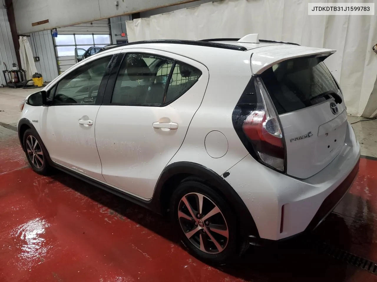 2018 Toyota Prius C VIN: JTDKDTB31J1599783 Lot: 79891884