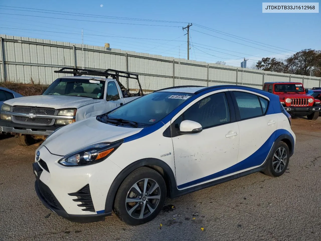 2018 Toyota Prius C VIN: JTDKDTB33J1612968 Lot: 79910474