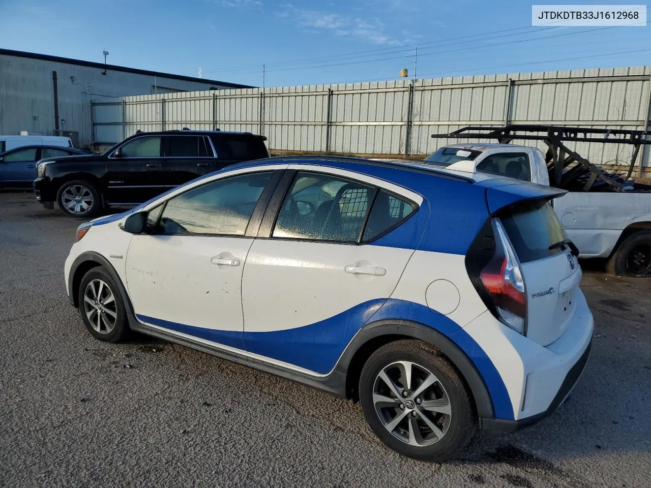 2018 Toyota Prius C VIN: JTDKDTB33J1612968 Lot: 79910474