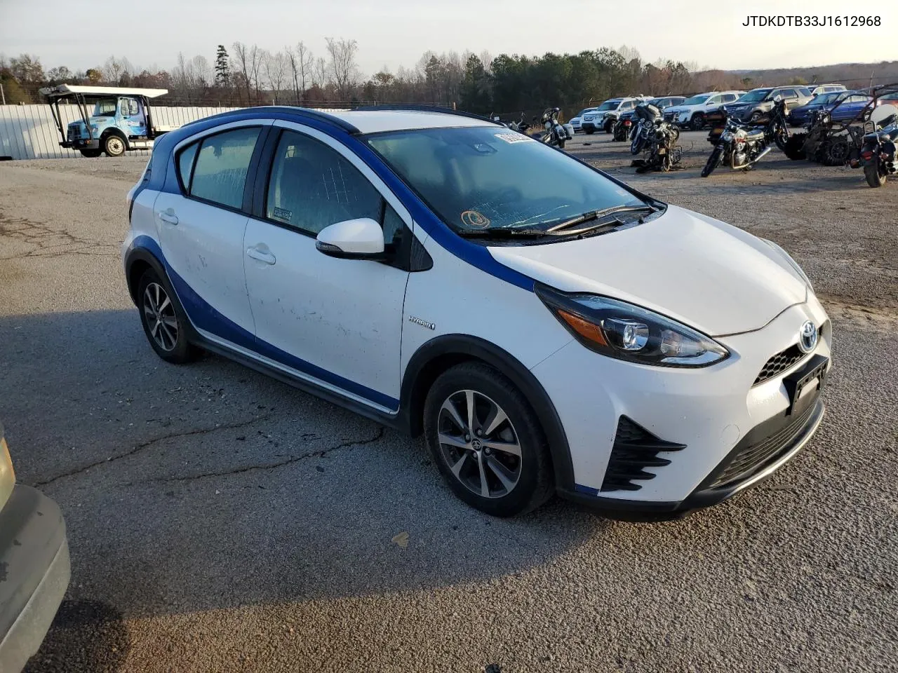 2018 Toyota Prius C VIN: JTDKDTB33J1612968 Lot: 79910474