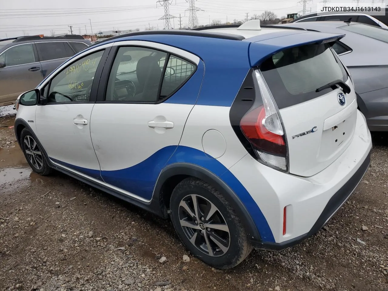 2018 Toyota Prius C VIN: JTDKDTB34J1613143 Lot: 79910484