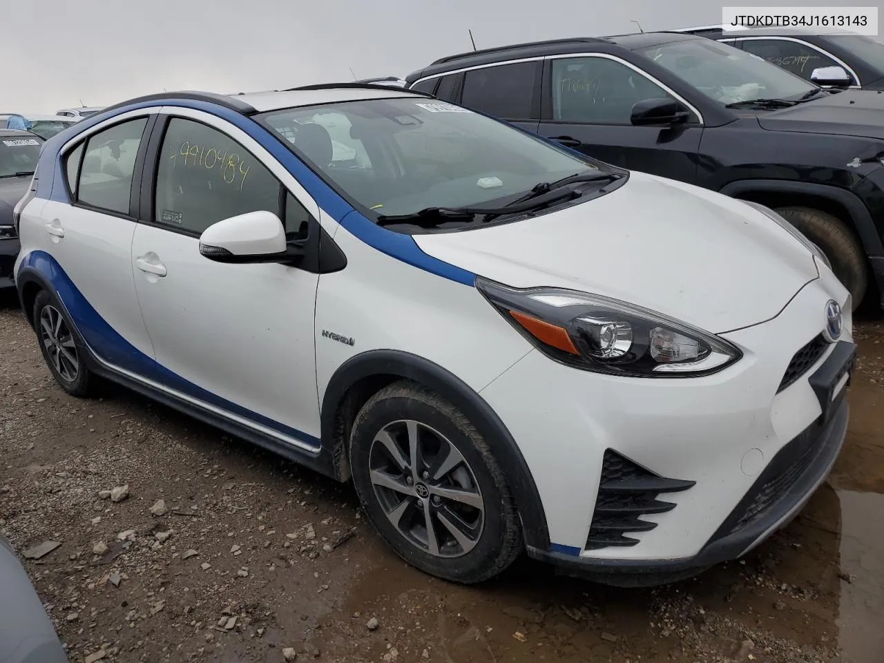 2018 Toyota Prius C VIN: JTDKDTB34J1613143 Lot: 79910484