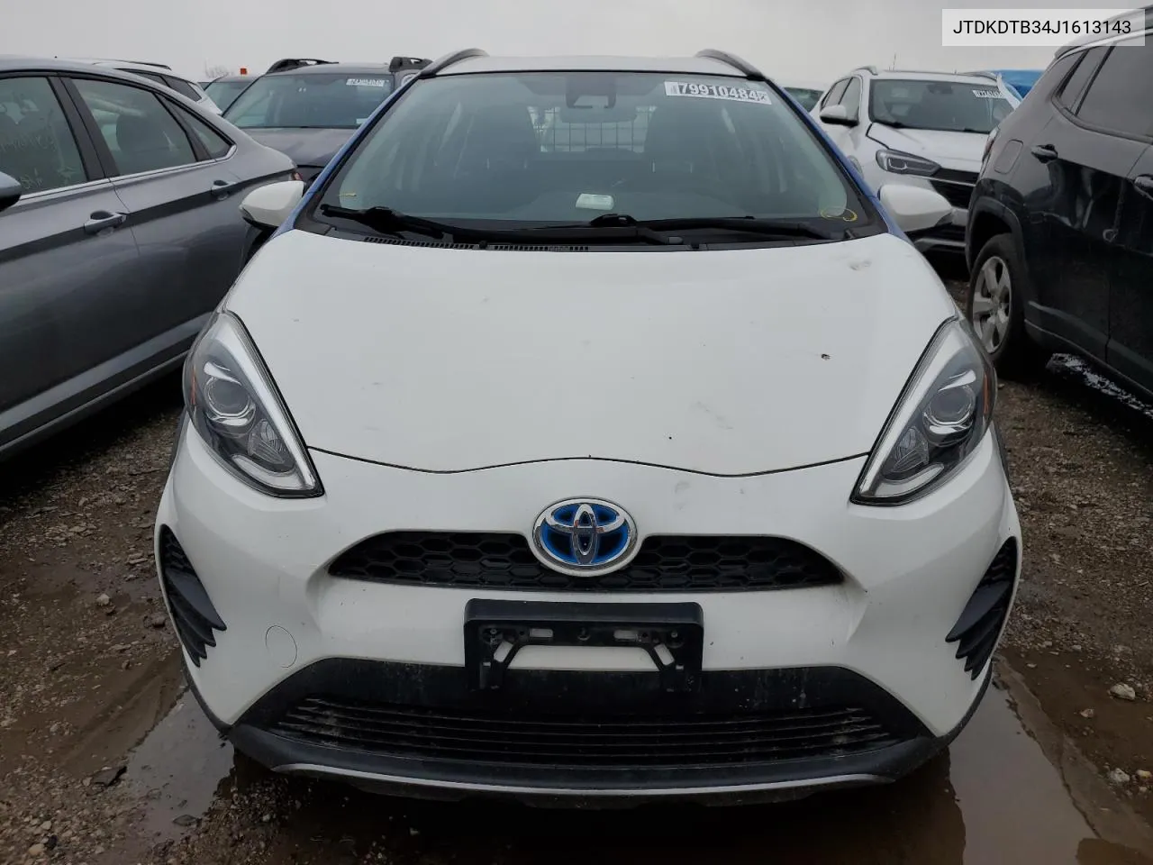 2018 Toyota Prius C VIN: JTDKDTB34J1613143 Lot: 79910484