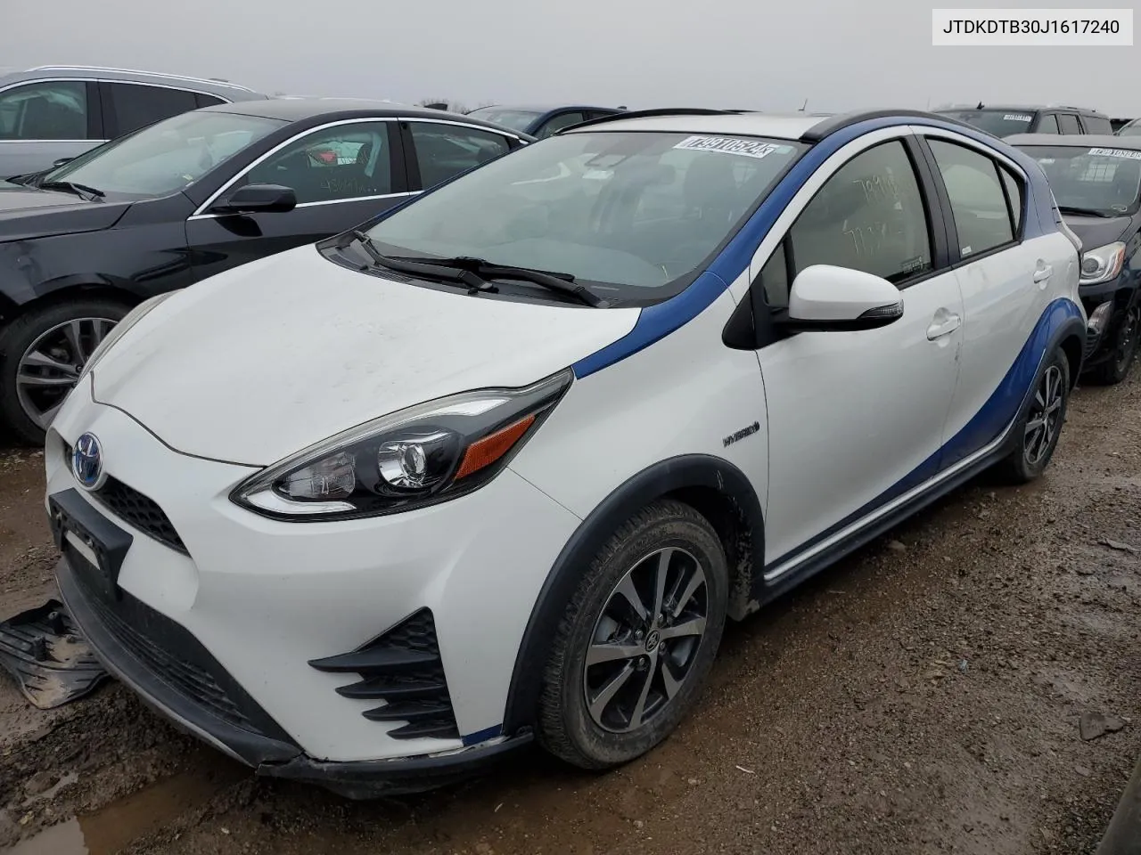 2018 Toyota Prius C VIN: JTDKDTB30J1617240 Lot: 79910524