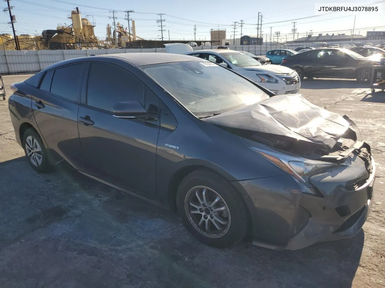 2018 Toyota Prius VIN: JTDKBRFU4J3078895 Lot: 79954994