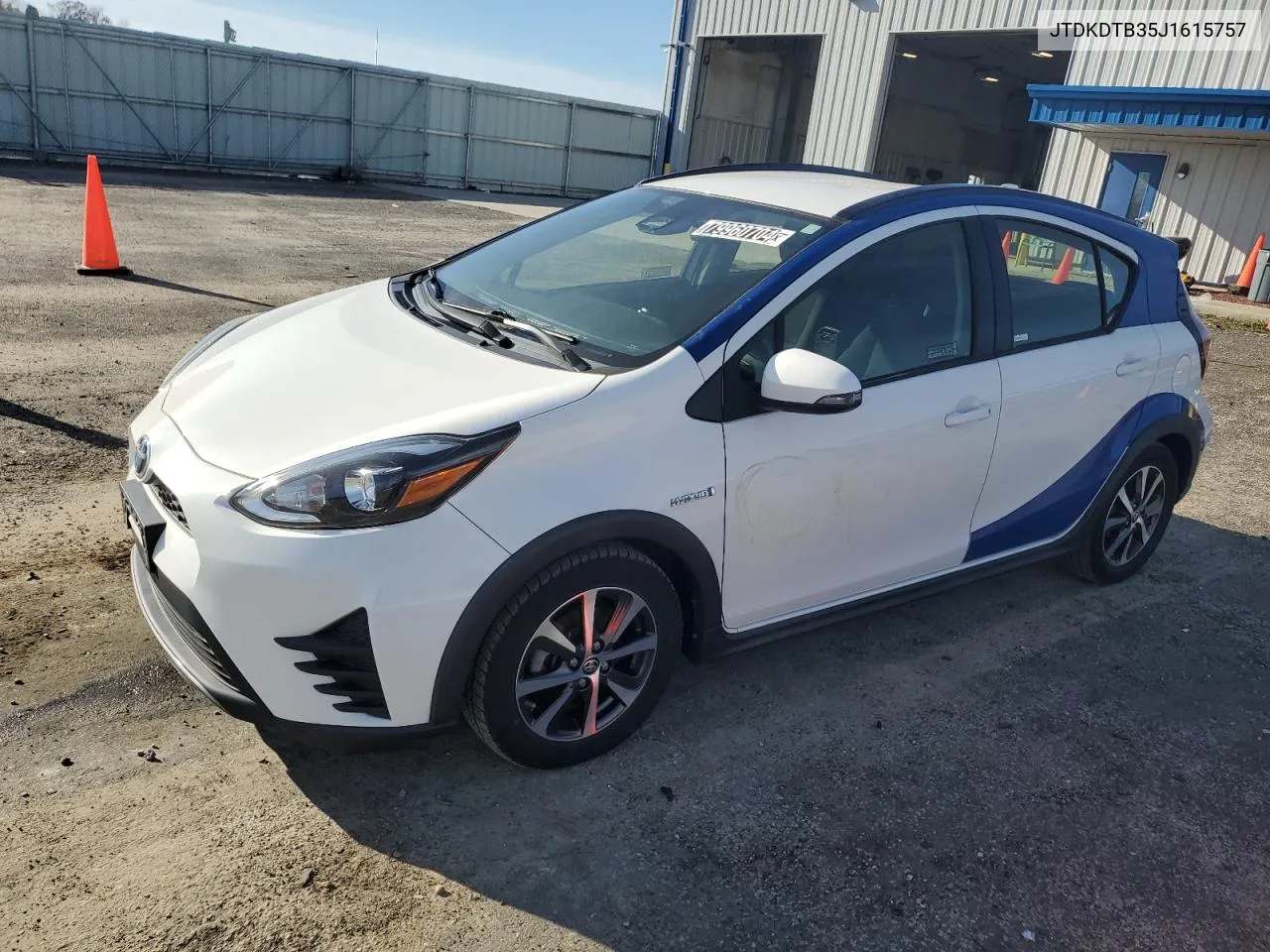 2018 Toyota Prius C VIN: JTDKDTB35J1615757 Lot: 79960704