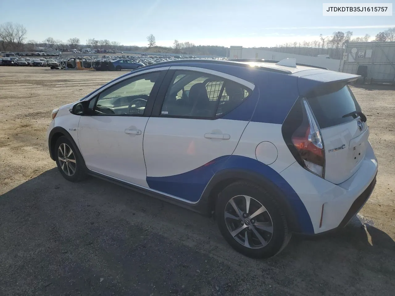 2018 Toyota Prius C VIN: JTDKDTB35J1615757 Lot: 79960704