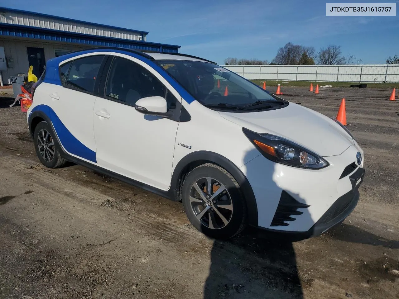 2018 Toyota Prius C VIN: JTDKDTB35J1615757 Lot: 79960704