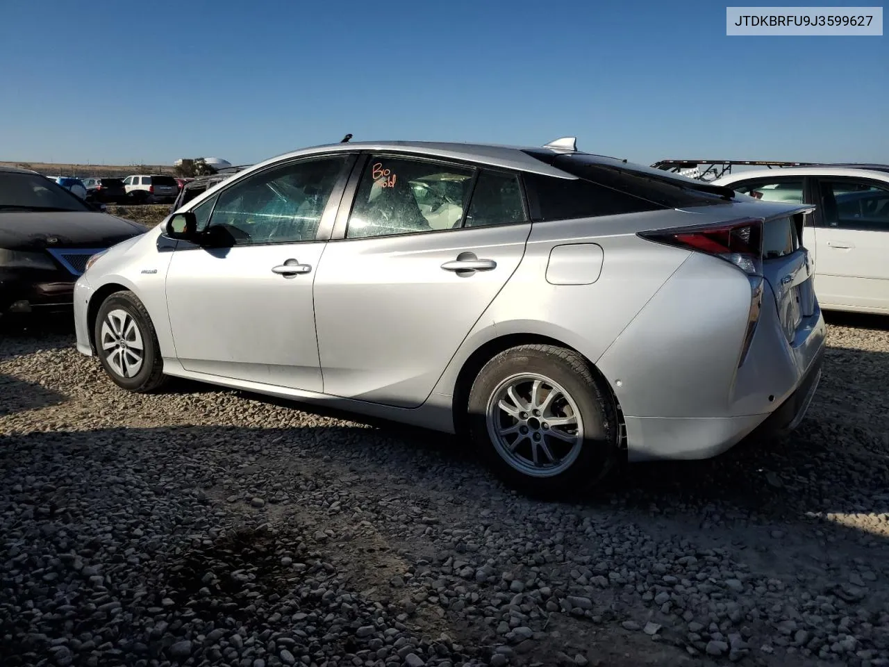 2018 Toyota Prius VIN: JTDKBRFU9J3599627 Lot: 79973564