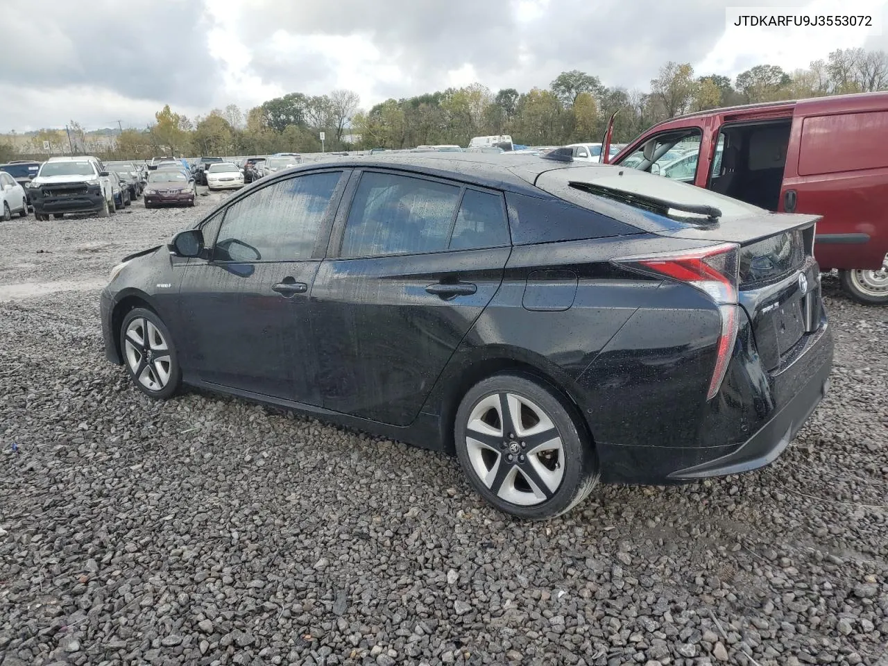 2018 Toyota Prius VIN: JTDKARFU9J3553072 Lot: 80267894