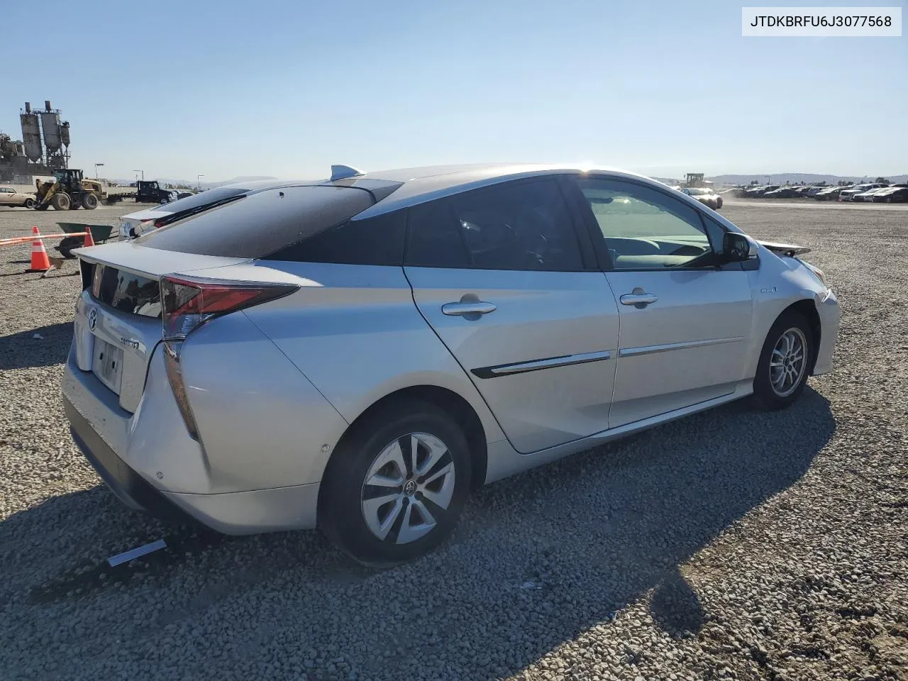 2018 Toyota Prius VIN: JTDKBRFU6J3077568 Lot: 80361814