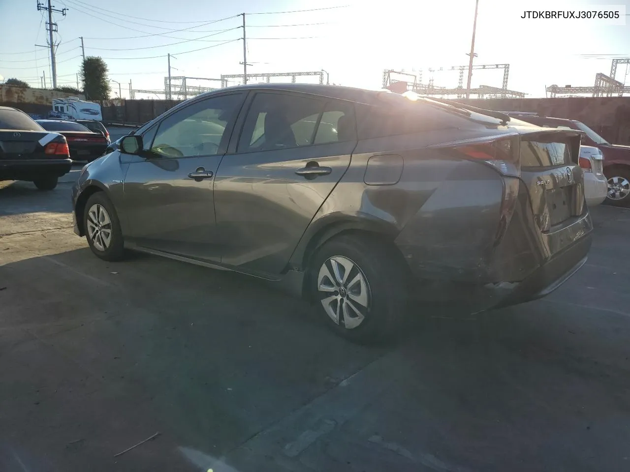 2018 Toyota Prius VIN: JTDKBRFUXJ3076505 Lot: 80423074