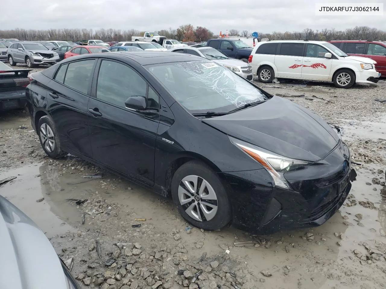 2018 Toyota Prius VIN: JTDKARFU7J3062144 Lot: 80688344