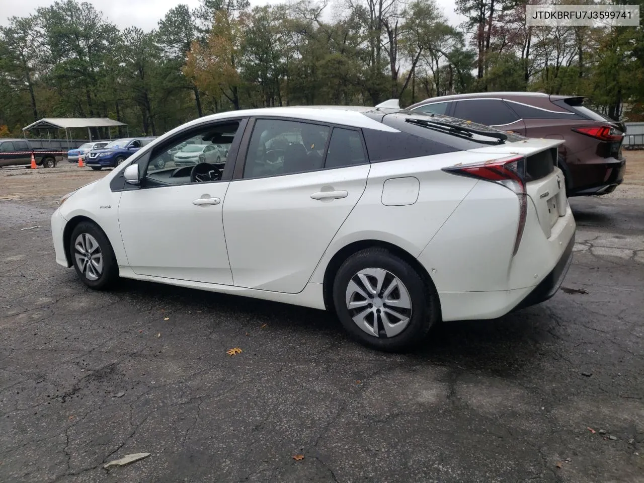 2018 Toyota Prius VIN: JTDKBRFU7J3599741 Lot: 80702474