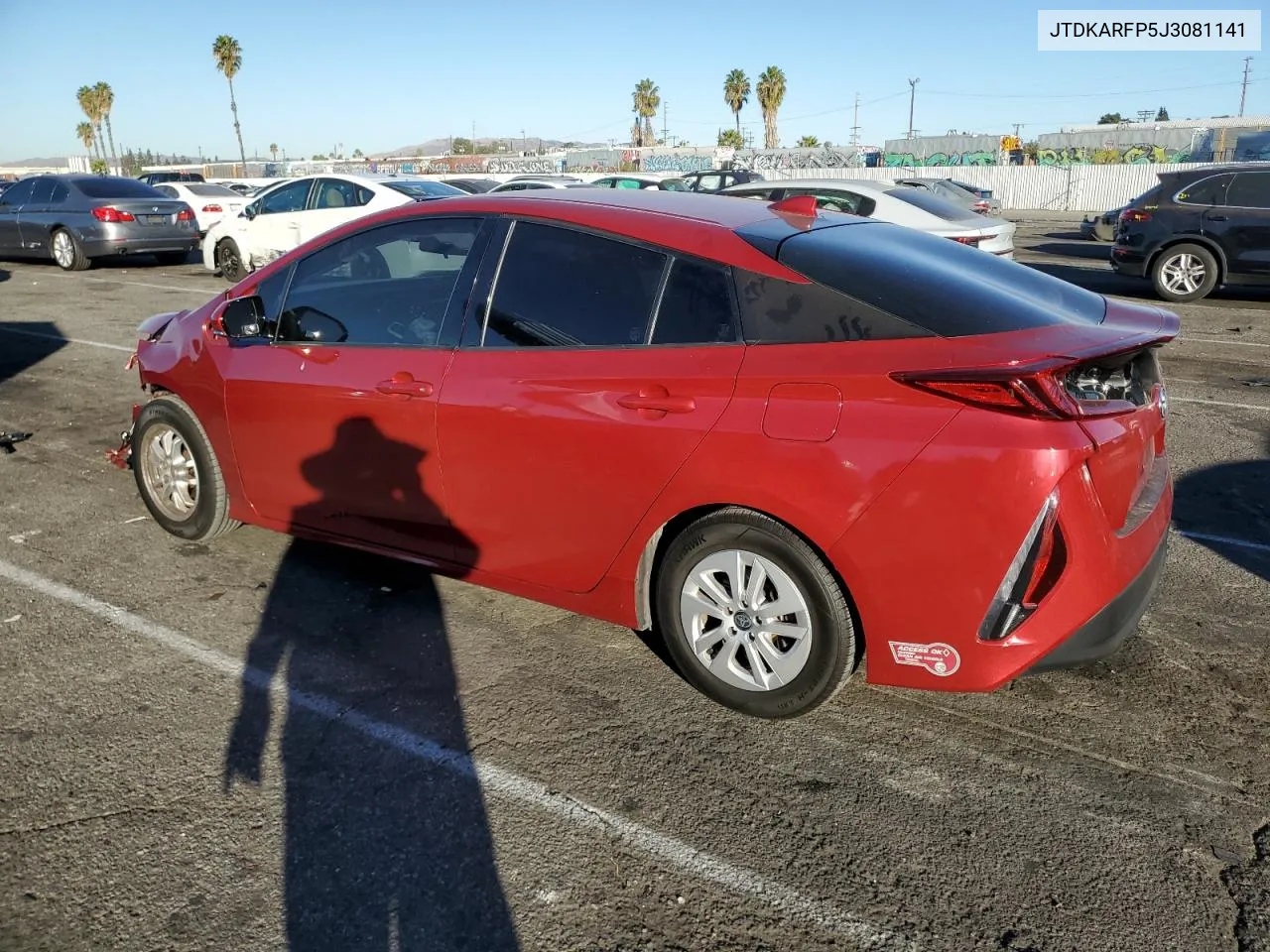 2018 Toyota Prius Prime VIN: JTDKARFP5J3081141 Lot: 80865504