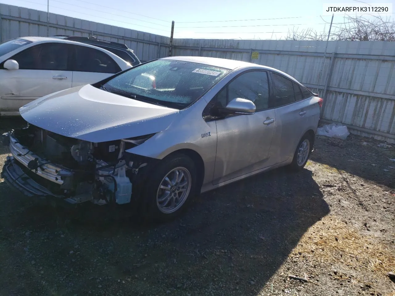 2019 Toyota Prius Prime VIN: JTDKARFP1K3112290 Lot: 45622634