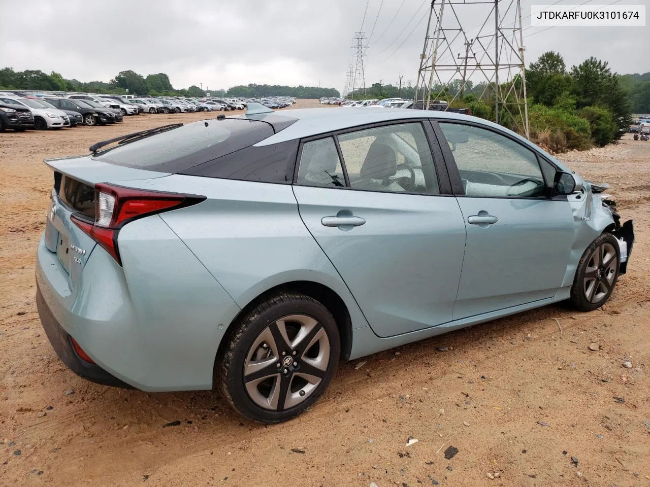 JTDKARFU0K3101674 2019 Toyota Prius