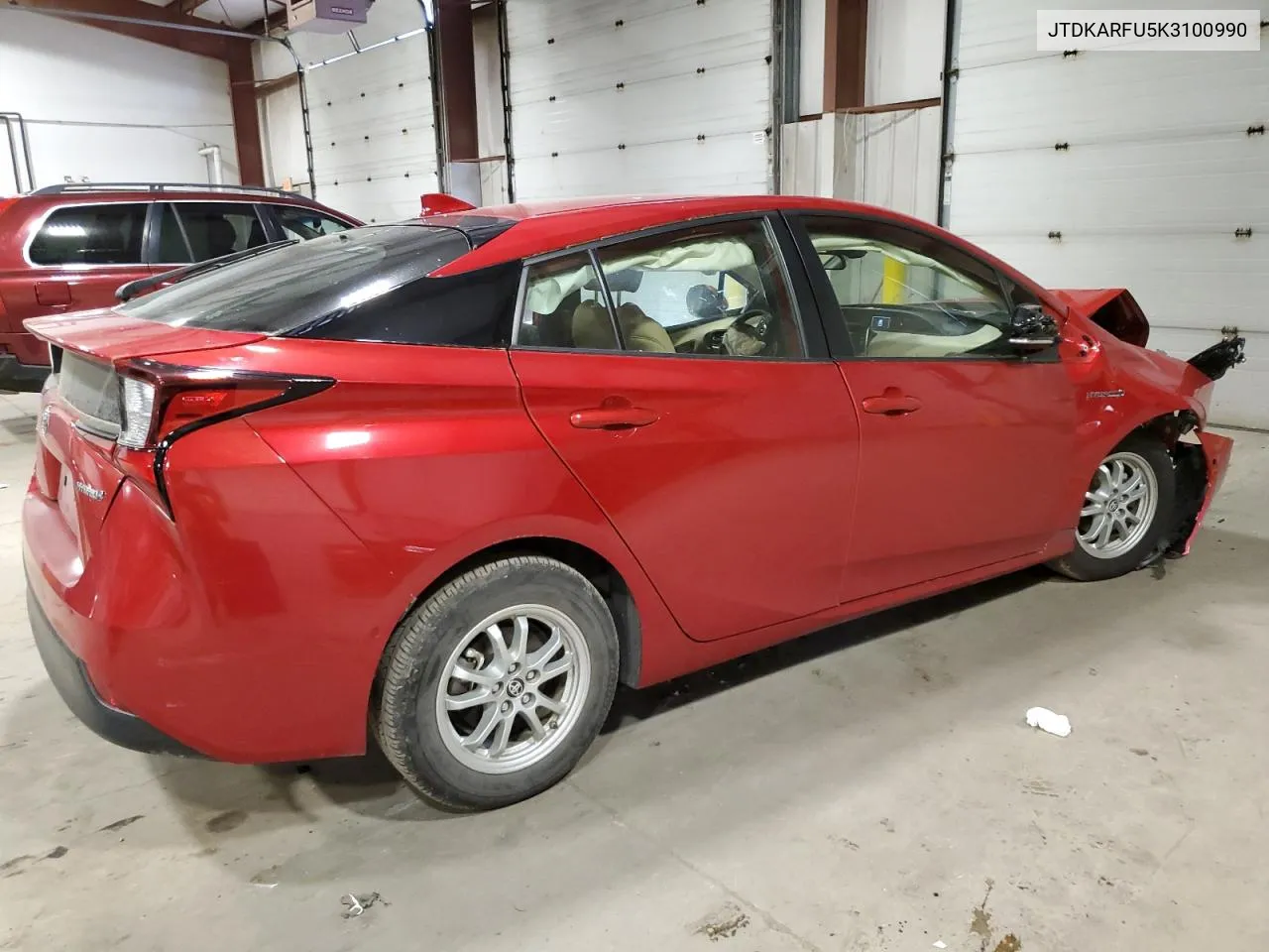 2019 Toyota Prius VIN: JTDKARFU5K3100990 Lot: 56713664