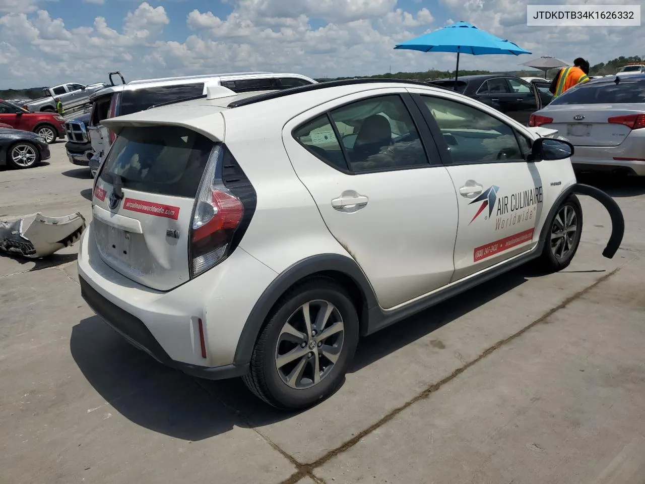 JTDKDTB34K1626332 2019 Toyota Prius C