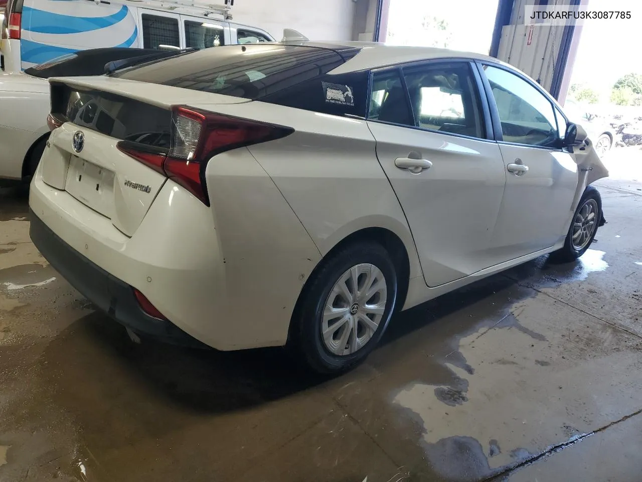 2019 Toyota Prius VIN: JTDKARFU3K3087785 Lot: 62592934