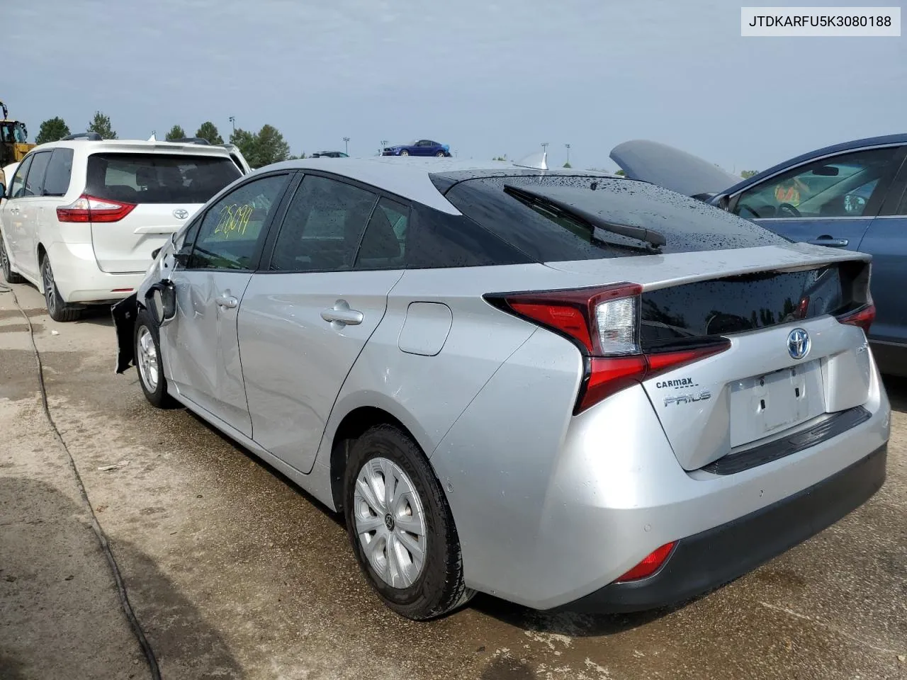 2019 Toyota Prius VIN: JTDKARFU5K3080188 Lot: 63925954