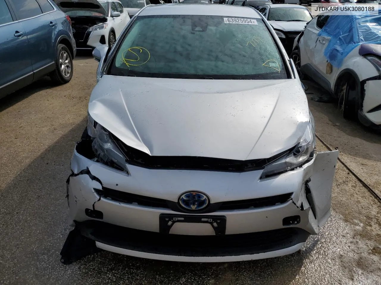 JTDKARFU5K3080188 2019 Toyota Prius