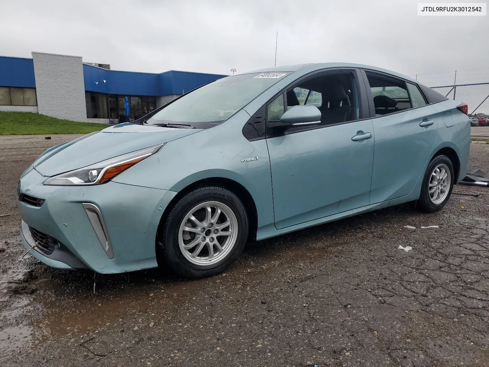 JTDL9RFU2K3012542 2019 Toyota Prius