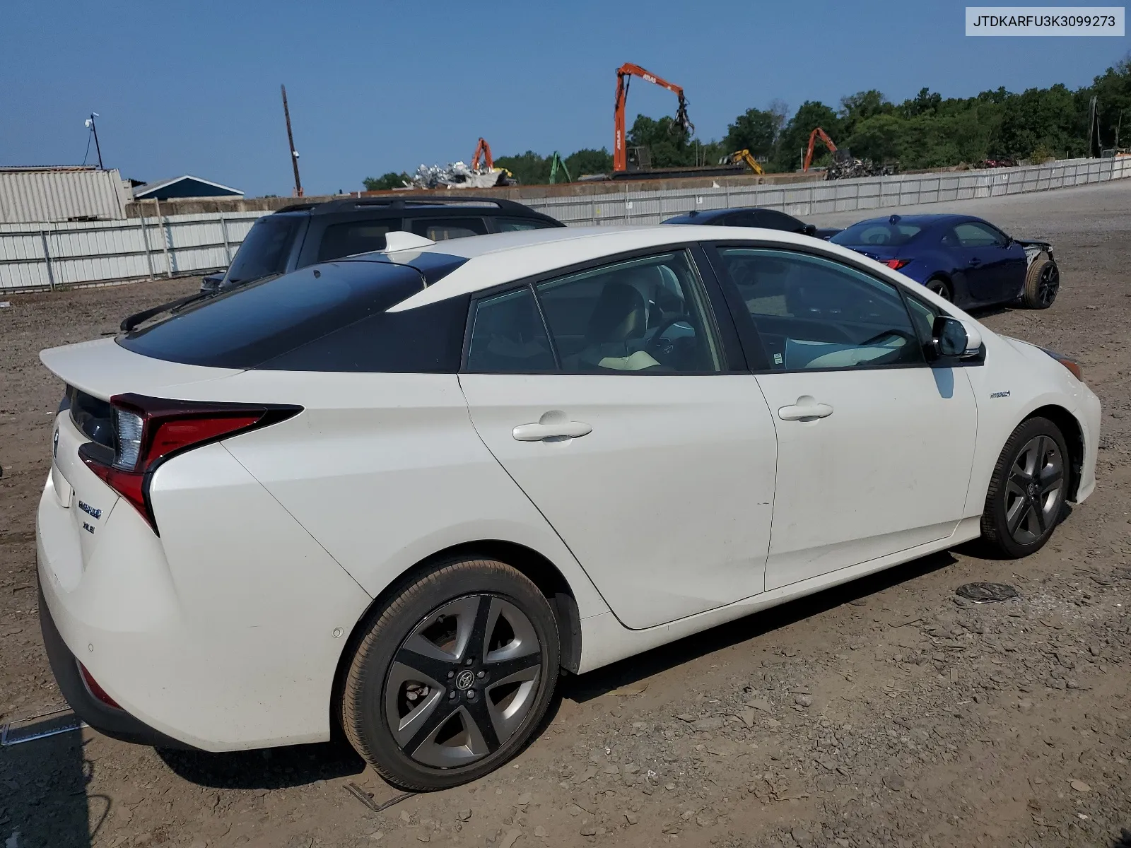 2019 Toyota Prius VIN: JTDKARFU3K3099273 Lot: 65422314