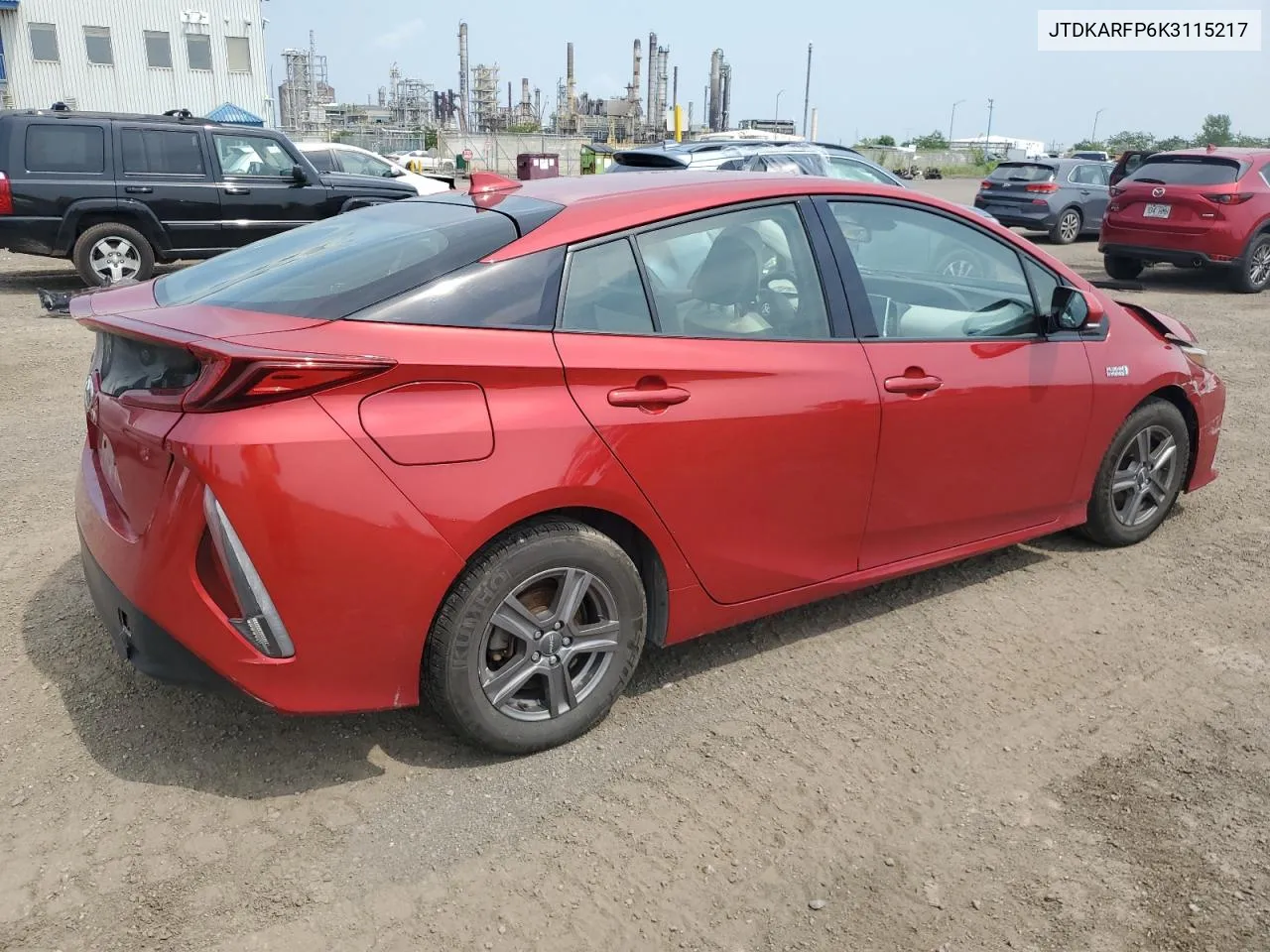 2019 Toyota Prius Prime VIN: JTDKARFP6K3115217 Lot: 65784804