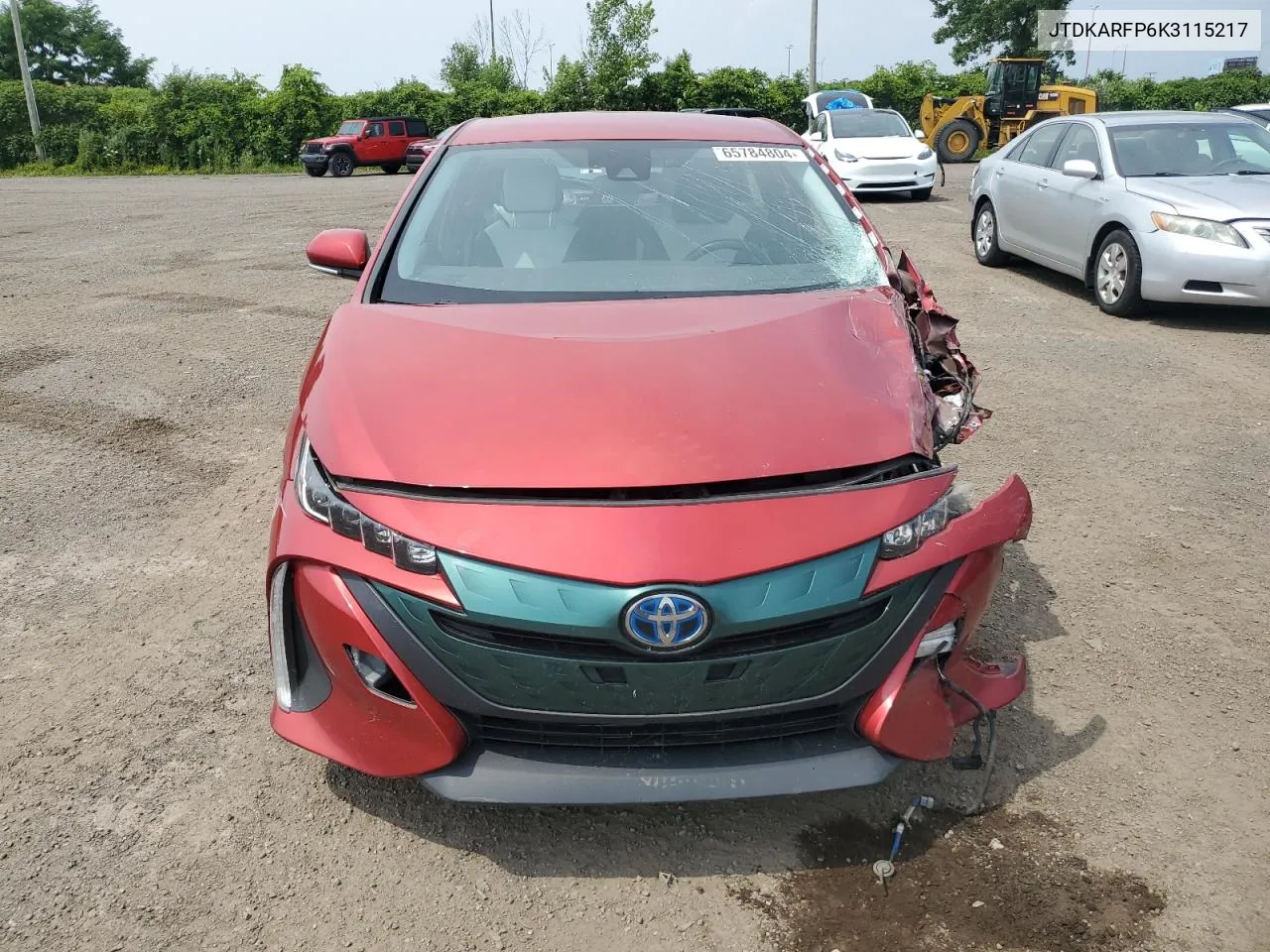 2019 Toyota Prius Prime VIN: JTDKARFP6K3115217 Lot: 65784804