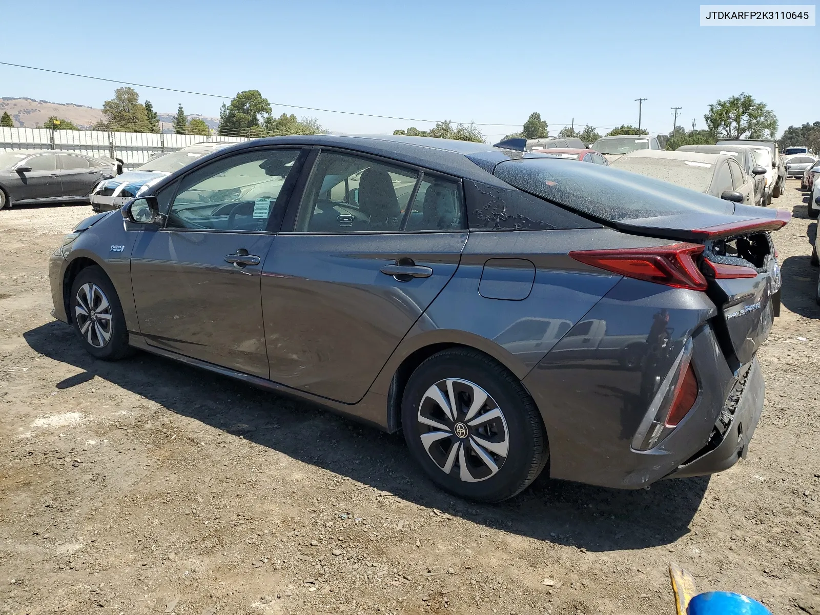 2019 Toyota Prius Prime VIN: JTDKARFP2K3110645 Lot: 66119114