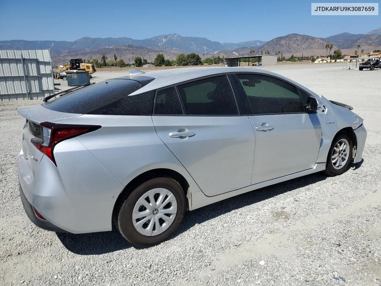 2019 Toyota Prius VIN: JTDKARFU9K3087659 Lot: 67162934