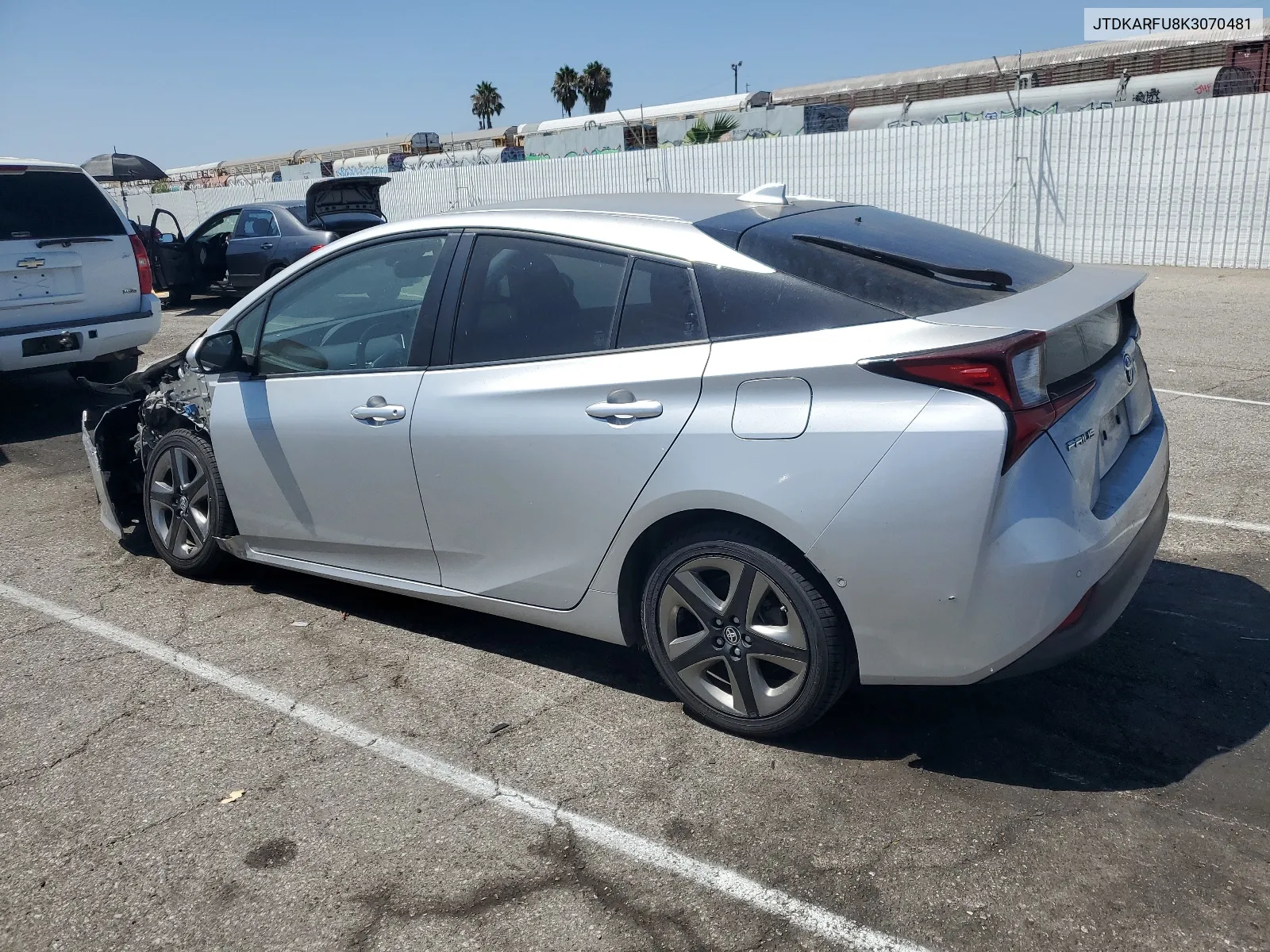 2019 Toyota Prius VIN: JTDKARFU8K3070481 Lot: 67681384