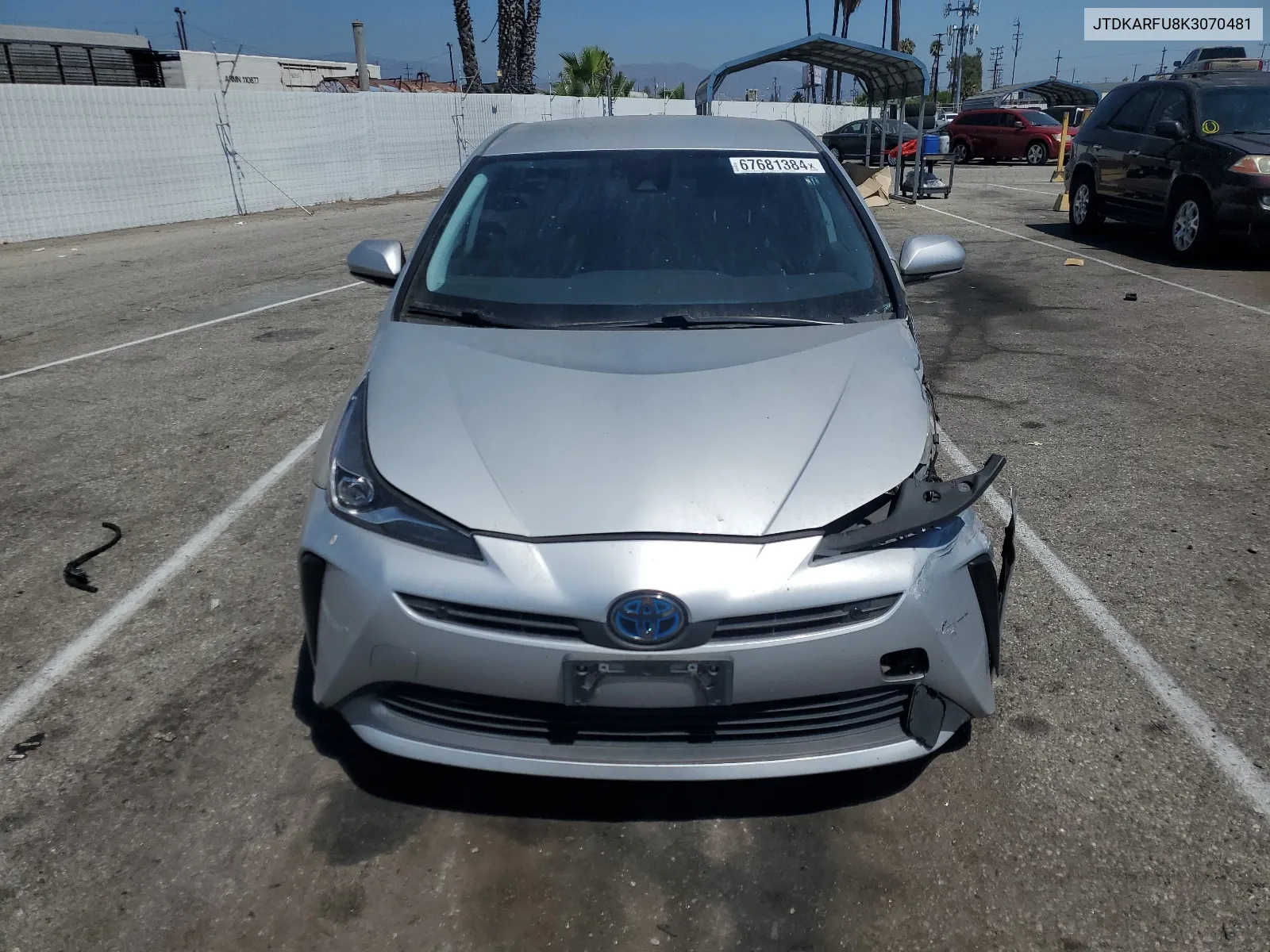 JTDKARFU8K3070481 2019 Toyota Prius