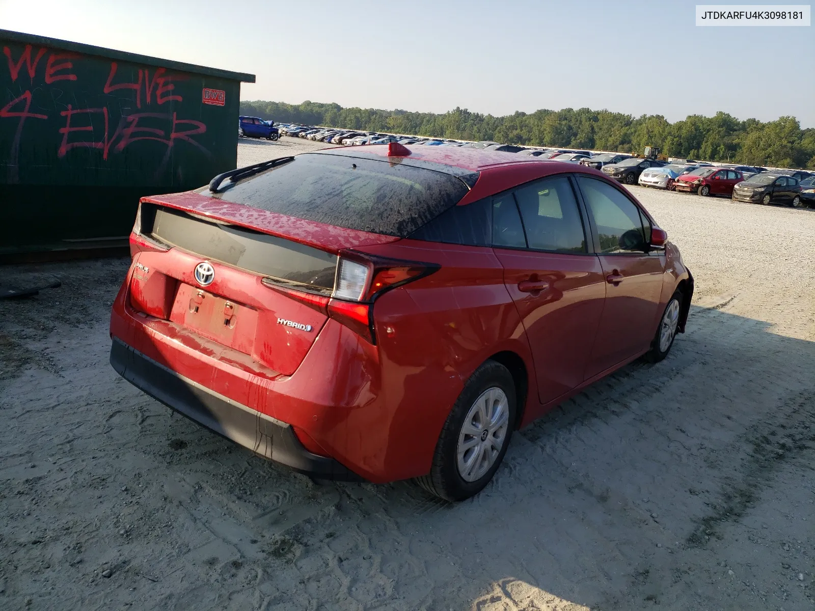 JTDKARFU4K3098181 2019 Toyota Prius