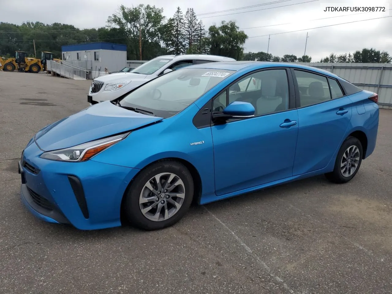 2019 Toyota Prius VIN: JTDKARFU5K3098772 Lot: 68534774