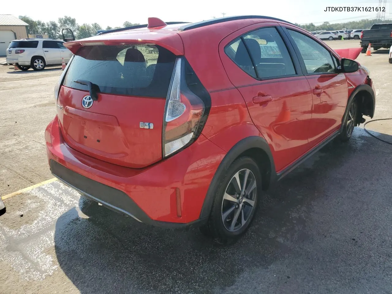 2019 Toyota Prius C VIN: JTDKDTB37K1621612 Lot: 69018444