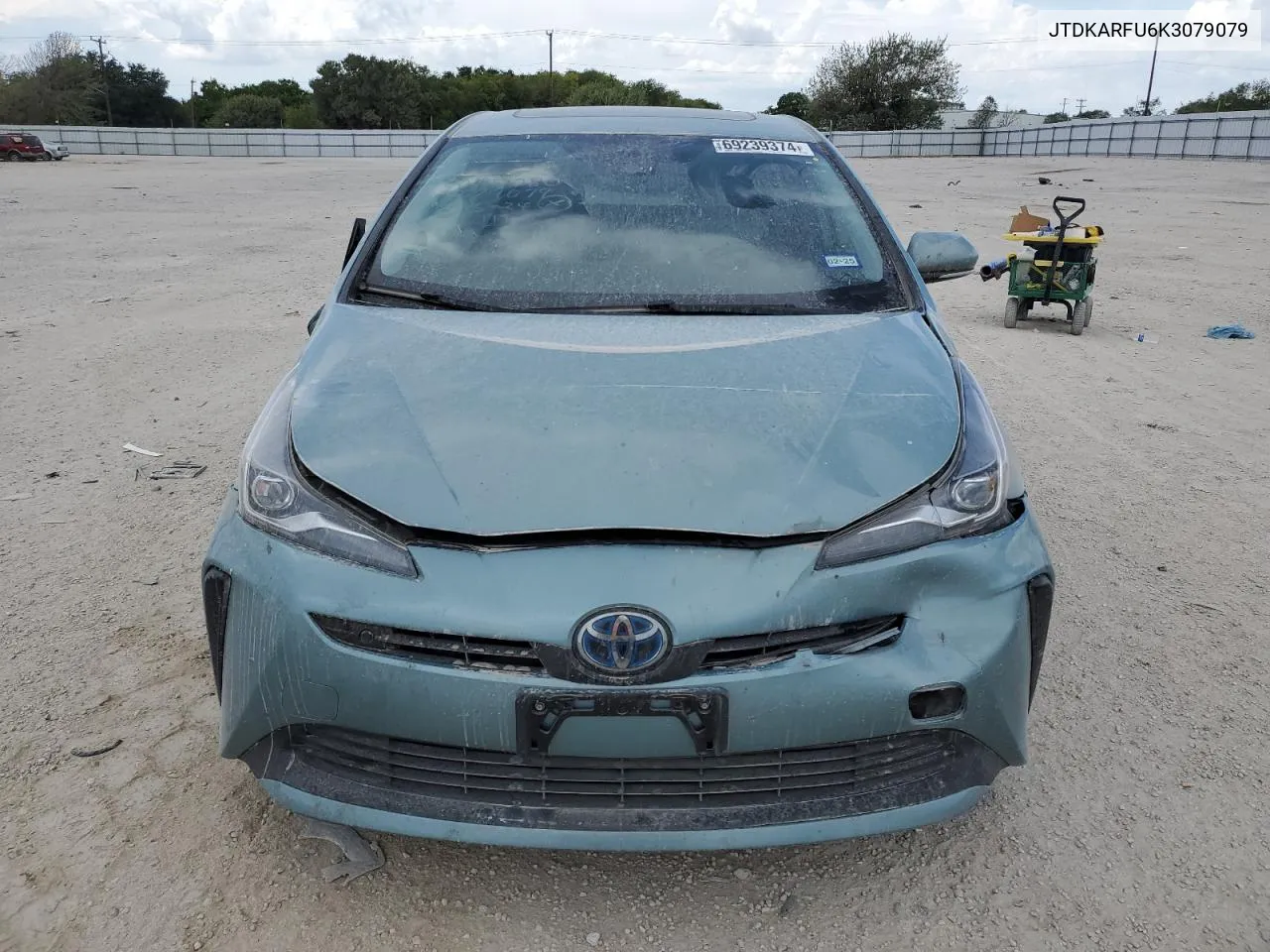 2019 Toyota Prius VIN: JTDKARFU6K3079079 Lot: 69239374