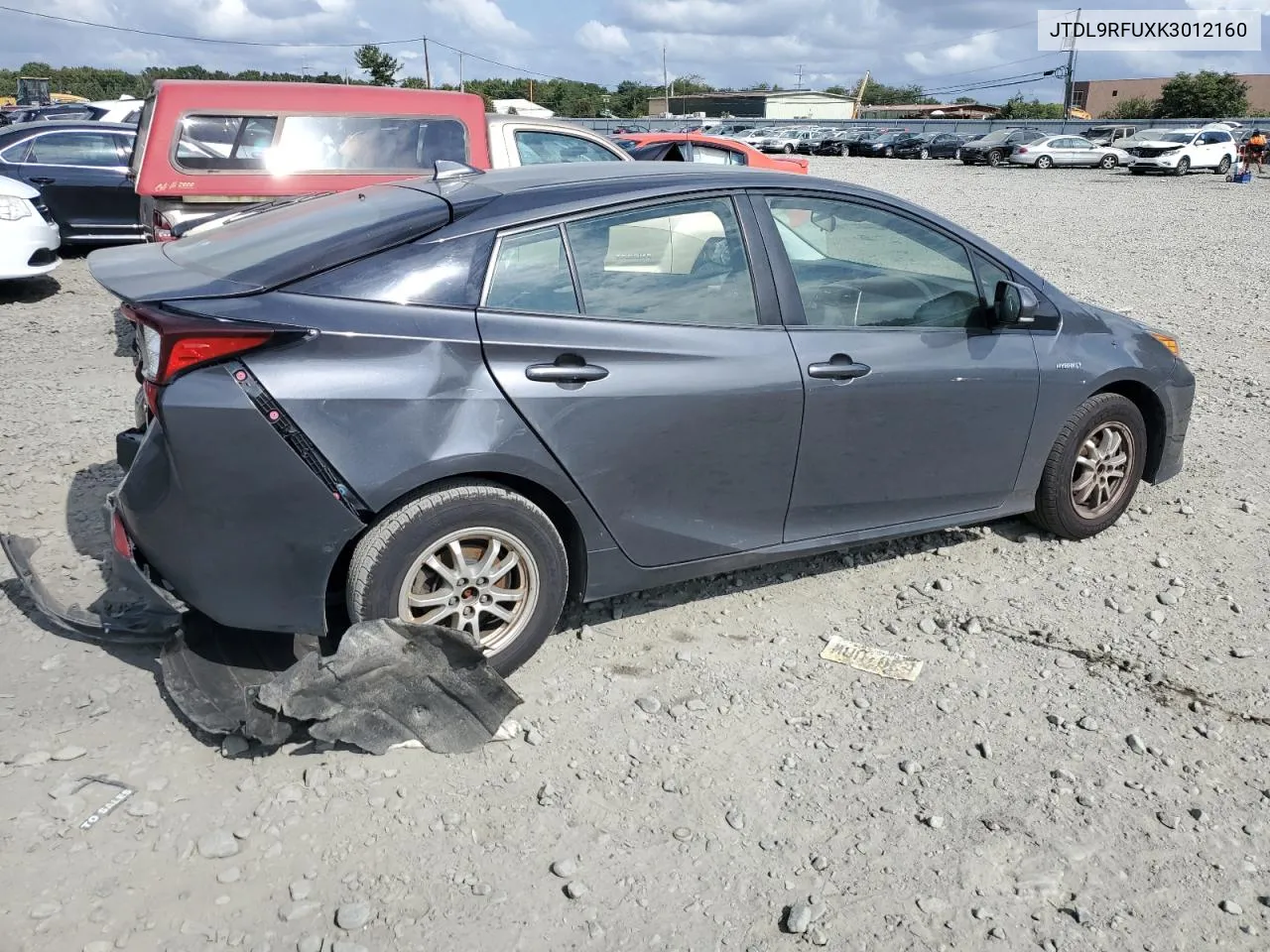 JTDL9RFUXK3012160 2019 Toyota Prius