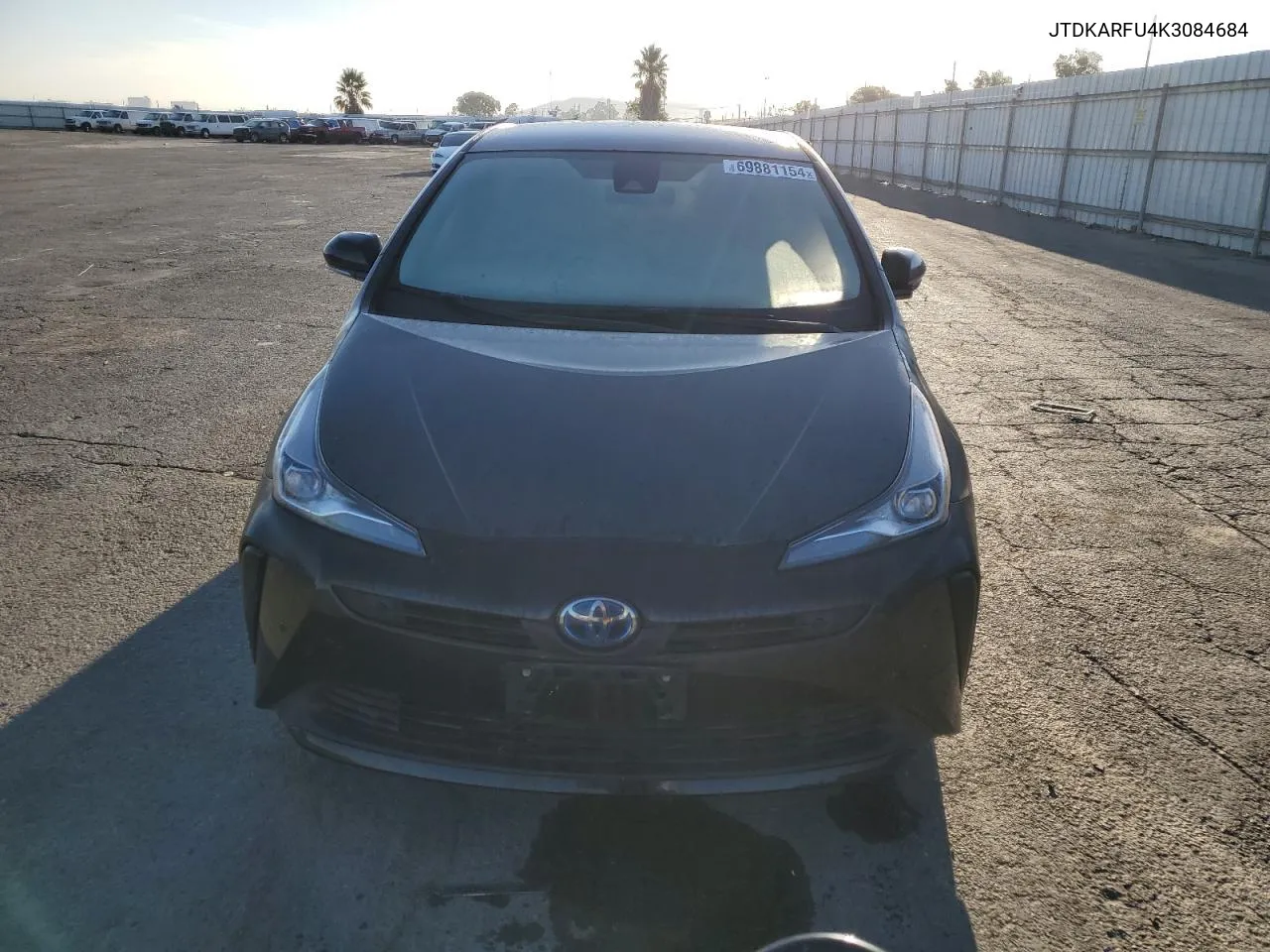 2019 Toyota Prius VIN: JTDKARFU4K3084684 Lot: 69881154