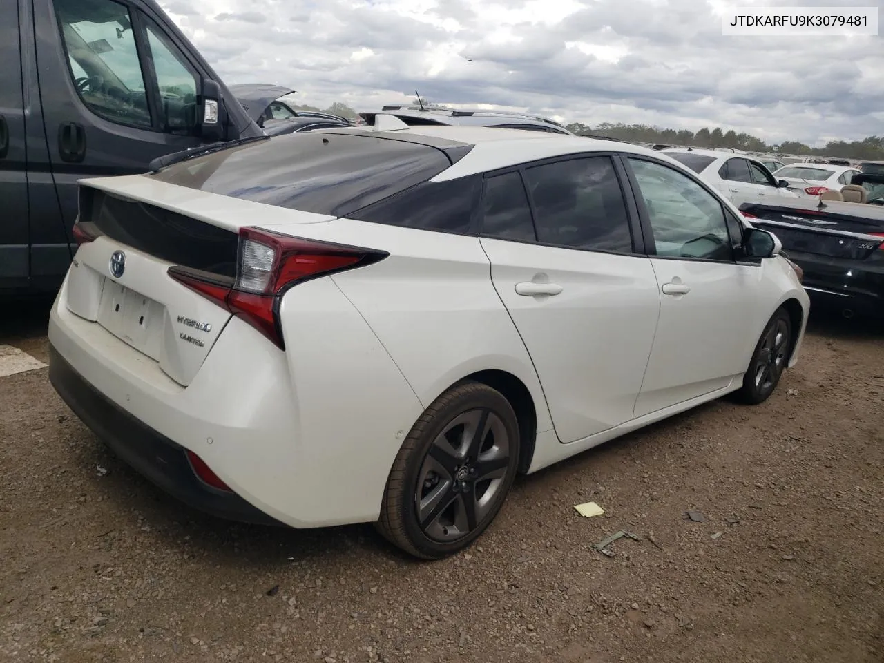 2019 Toyota Prius VIN: JTDKARFU9K3079481 Lot: 70068924