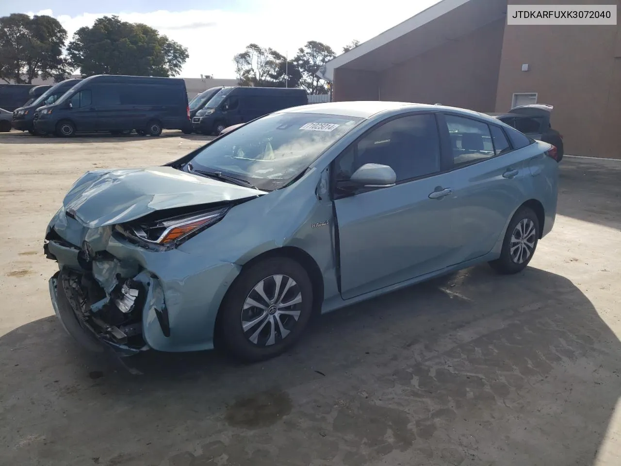 JTDKARFUXK3072040 2019 Toyota Prius