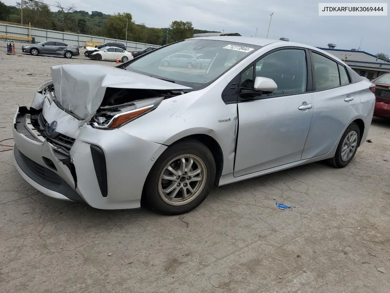 2019 Toyota Prius VIN: JTDKARFU8K3069444 Lot: 71277844