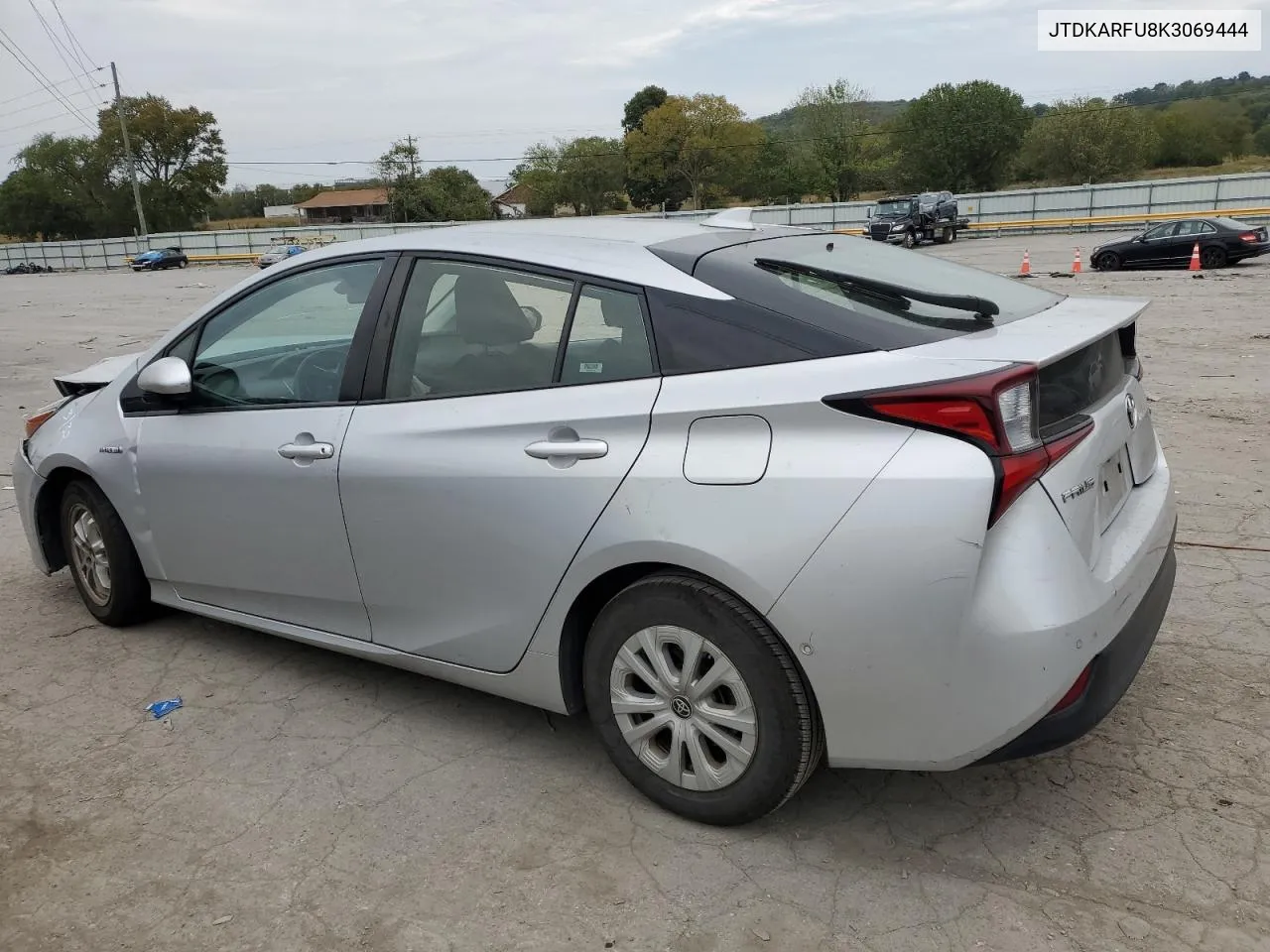 2019 Toyota Prius VIN: JTDKARFU8K3069444 Lot: 71277844