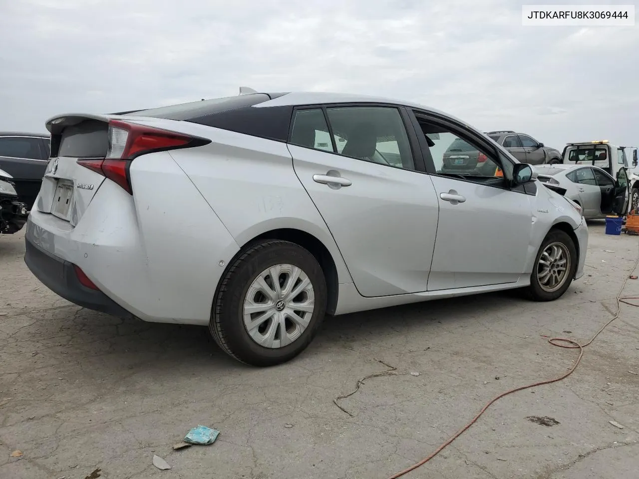 2019 Toyota Prius VIN: JTDKARFU8K3069444 Lot: 71277844